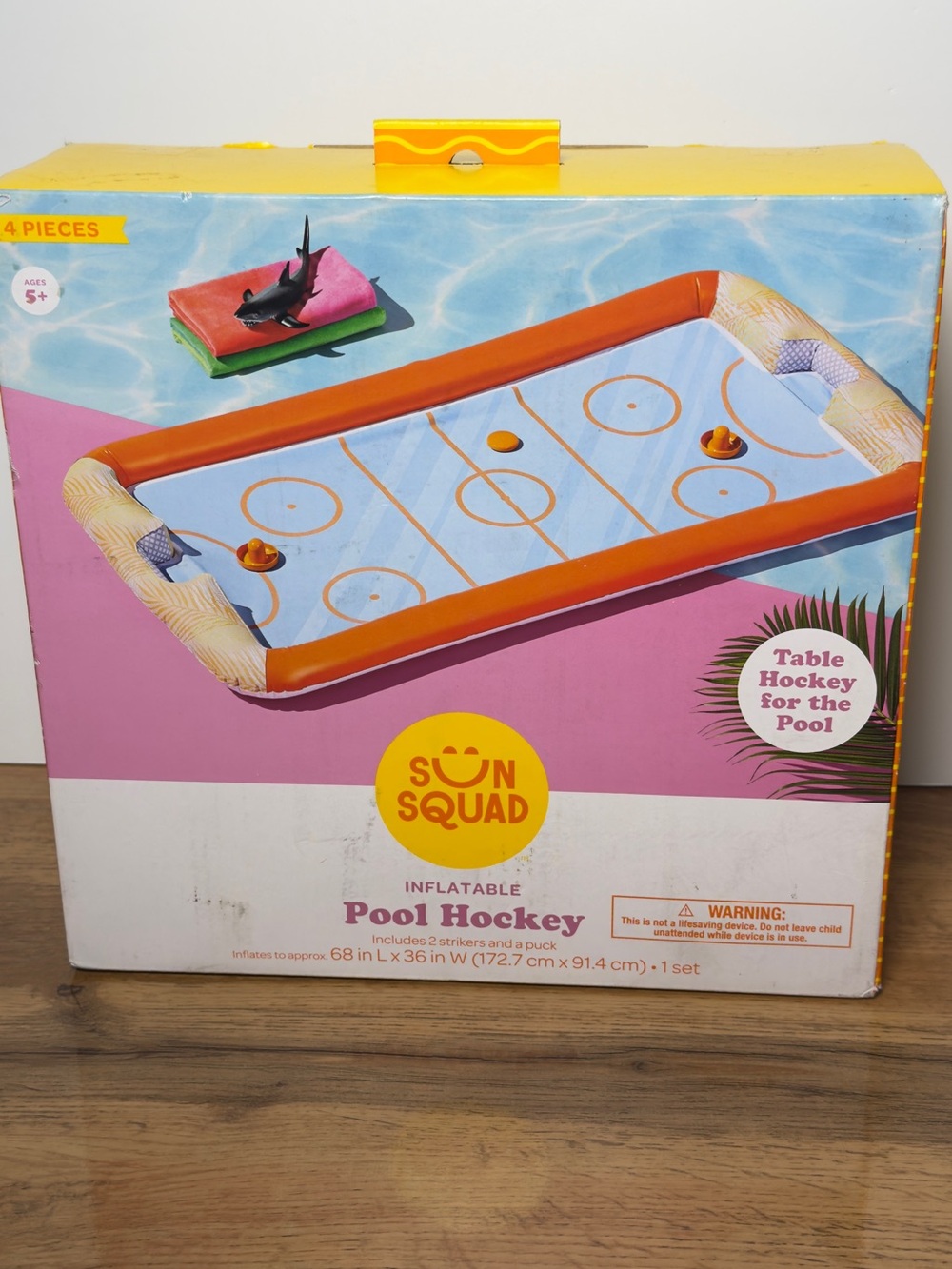 NEW Sun Squad Inflatable Table Hockey for the Pool